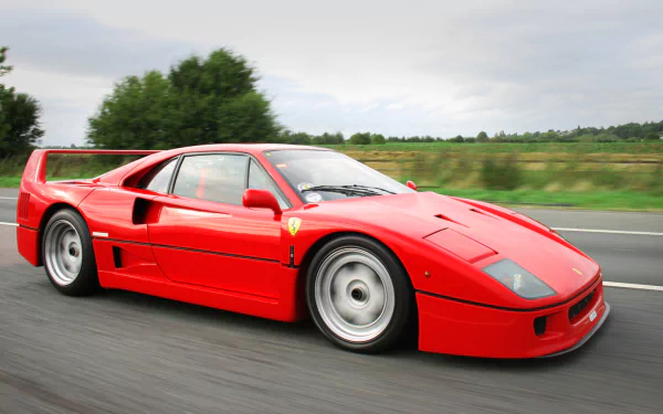 vehicle Ferrari F40 HD Desktop Wallpaper | Background Image