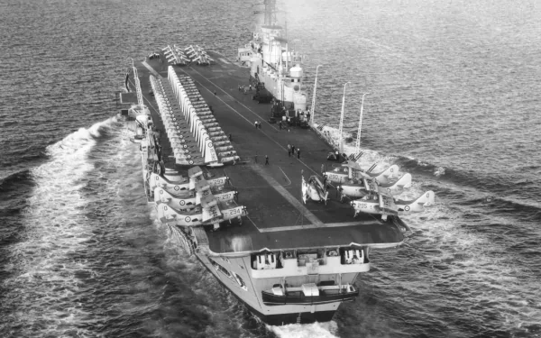 warship aircraft carrier military HMS Ark Royal (R09) HD Desktop Wallpaper | Background Image