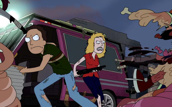 Beth Smith Jerry Smith TV Show Rick and Morty HD Desktop Wallpaper | Background Image
