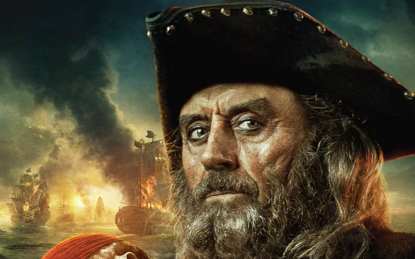 Blackbeard (Pirates of the Caribbean) Ian McShane movie Pirates of the Caribbean: On Stranger Tides HD Desktop Wallpaper | Background Image