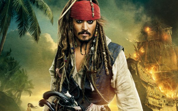 Movie Pirates of the Caribbean: On Stranger Tides Pirates Of The Caribbean Johnny Depp Jack Sparrow HD Wallpaper | Background Image