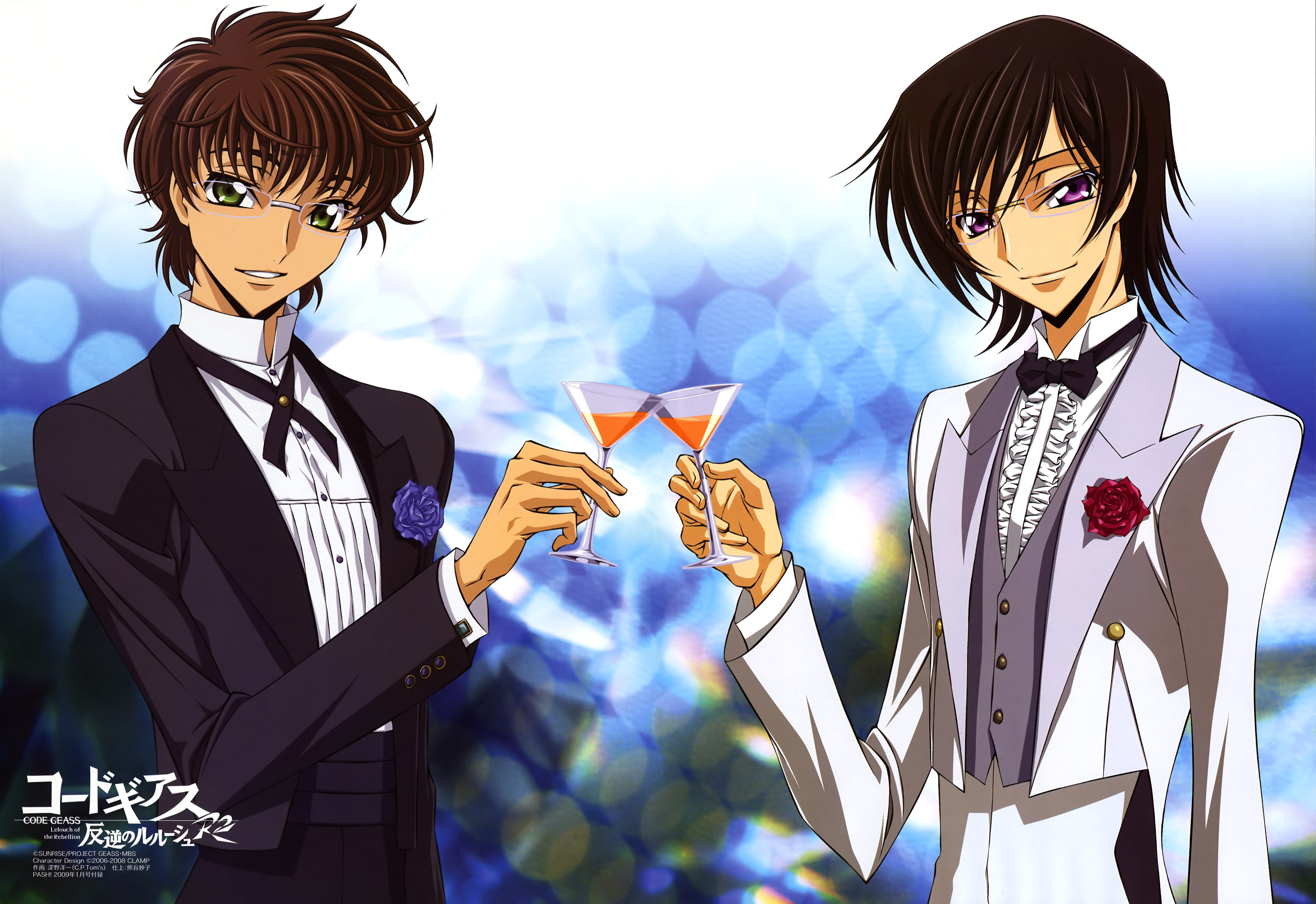 HD desktop wallpaper: Anime, Lelouch Lamperouge, Suzaku Kururugi