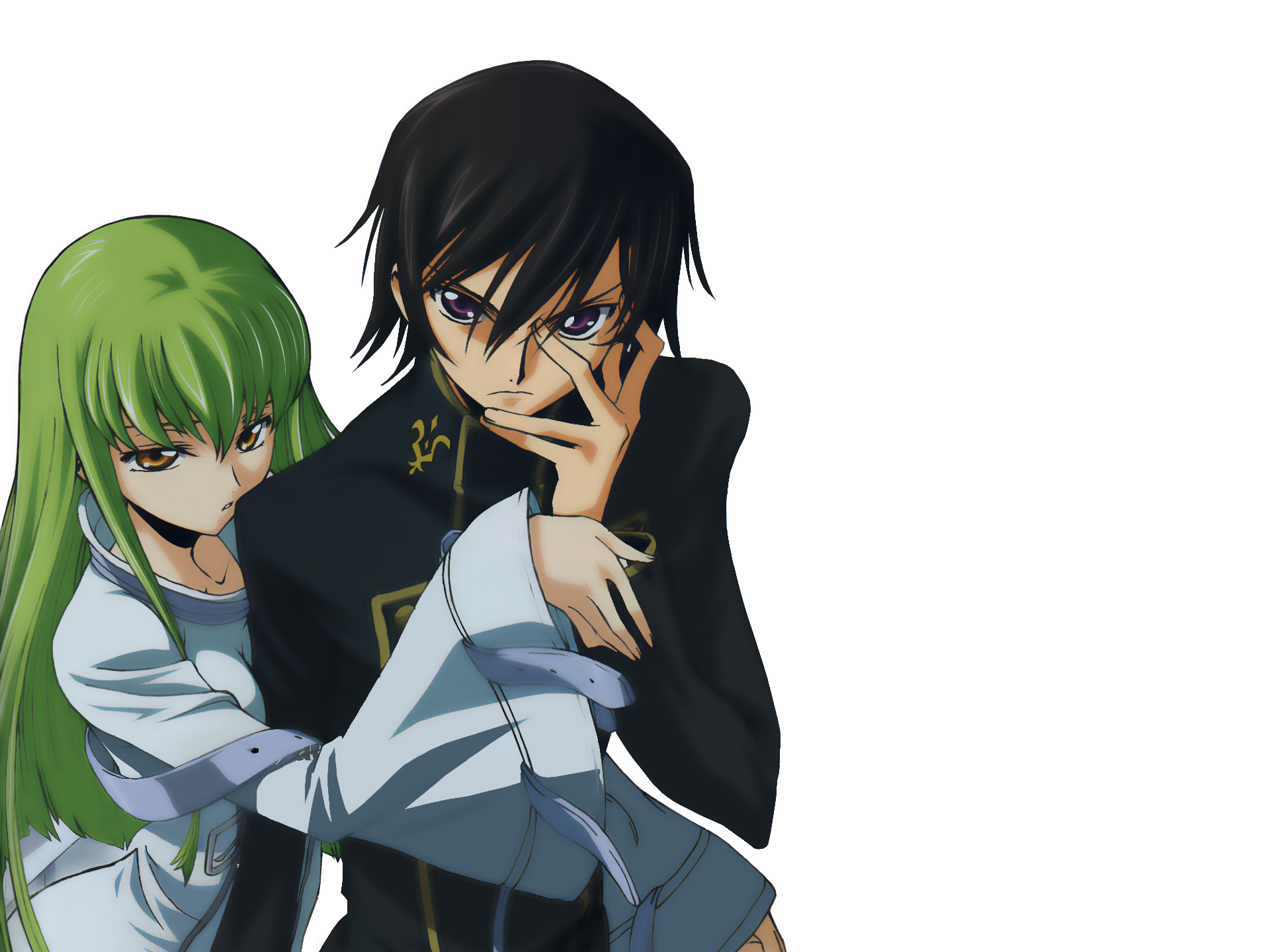 Download Lelouch Lamperouge C.C. (Code Geass) Anime Code Geass HD Wallpaper
