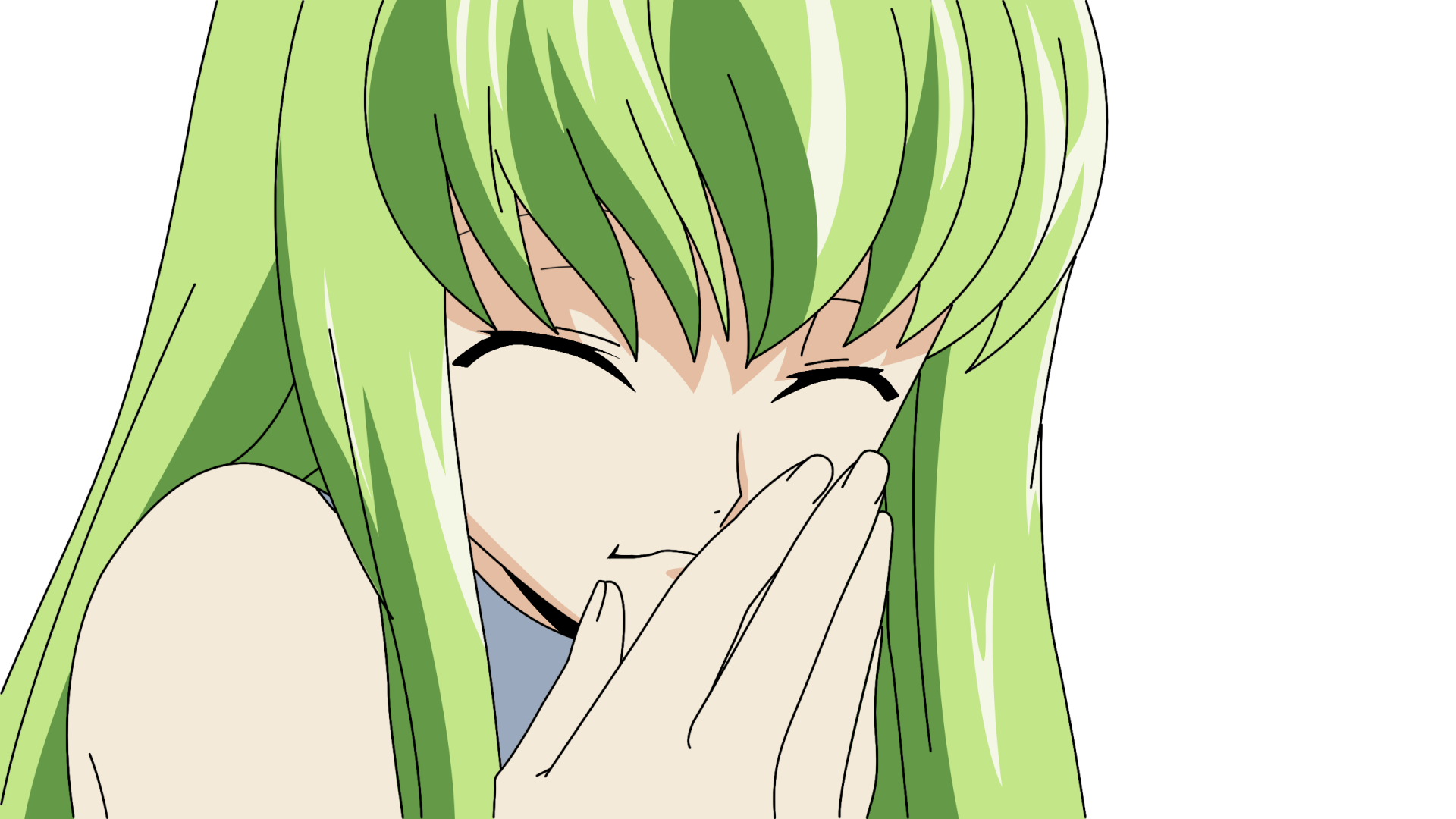 C.C. Smiling — Code Geass 2K Quad HD Anime Wallpaper | 2560x1440 ...
