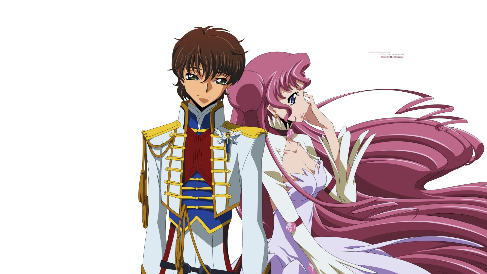 Download Euphemia Li Britannia Suzaku Kururugi Anime Code Geass 4k Ultra HD Wallpaper