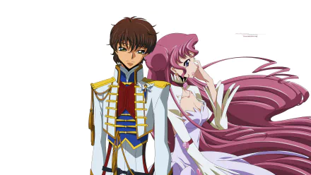 Euphemia Li Britannia Suzaku Kururugi Anime Code Geass HD Desktop Wallpaper | Background Image