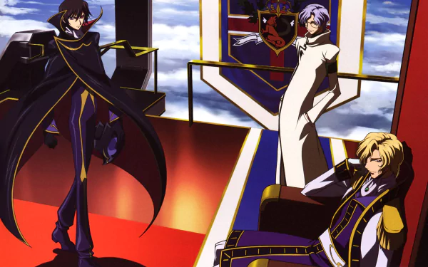 Schneizel El Britannia Lloyd Asplund Lelouch Lamperouge Anime Code Geass HD Desktop Wallpaper | Background Image
