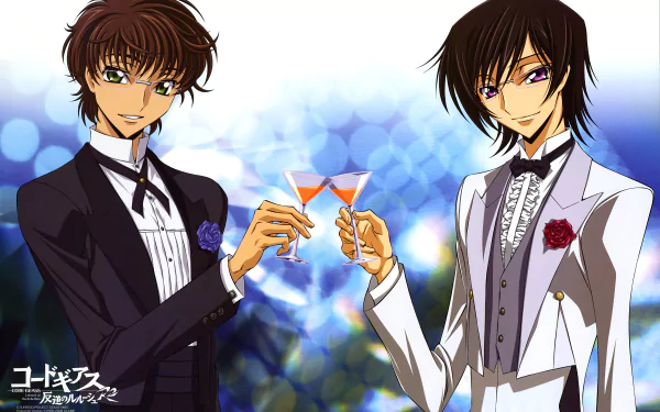 Suzaku Kururugi Lelouch Lamperouge Anime Code Geass HD Desktop Wallpaper | Background Image