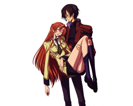 Lelouch Lamperouge Shirley Fenette Anime Code Geass HD Desktop Wallpaper | Background Image