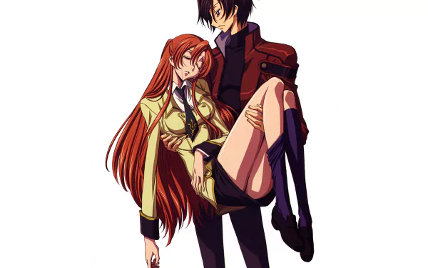 Lelouch Lamperouge Shirley Fenette Anime Code Geass HD Desktop Wallpaper | Background Image