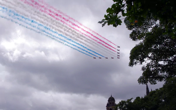military air show HD Desktop Wallpaper | Background Image