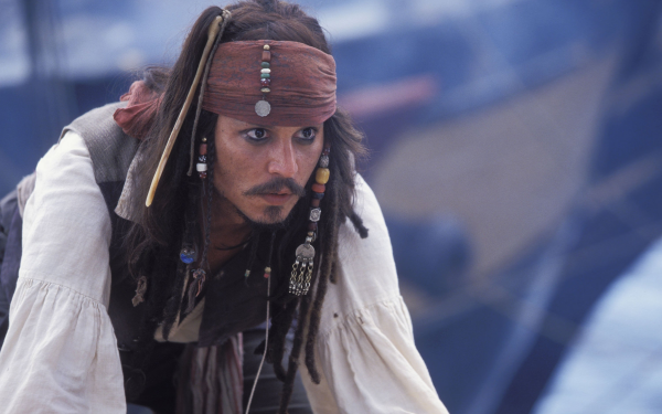 Movie Pirates Of The Caribbean: The Curse Of The Black Pearl Pirates Of The Caribbean Johnny Depp Jack Sparrow HD Wallpaper | Background Image