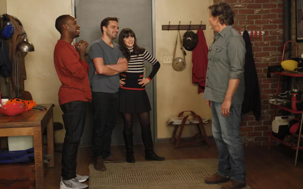 Winston Bishop Lamorne Morris Nick Miller Jake Johnson Jessica Day Zooey Deschanel TV Show New Girl HD Desktop Wallpaper | Background Image