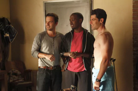 Winston Bishop Lamorne Morris Schmidt (New Girl) Max Greenfield Nick Miller Jake Johnson TV Show New Girl HD Desktop Wallpaper | Background Image