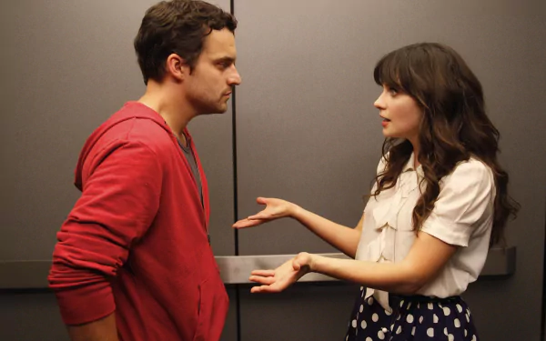 Nick Miller Jake Johnson Jessica Day Zooey Deschanel TV Show New Girl HD Desktop Wallpaper | Background Image