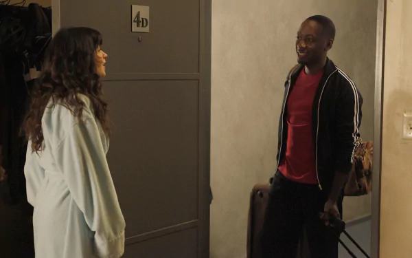 Winston Bishop Lamorne Morris Jessica Day Zooey Deschanel TV Show New Girl HD Desktop Wallpaper | Background Image