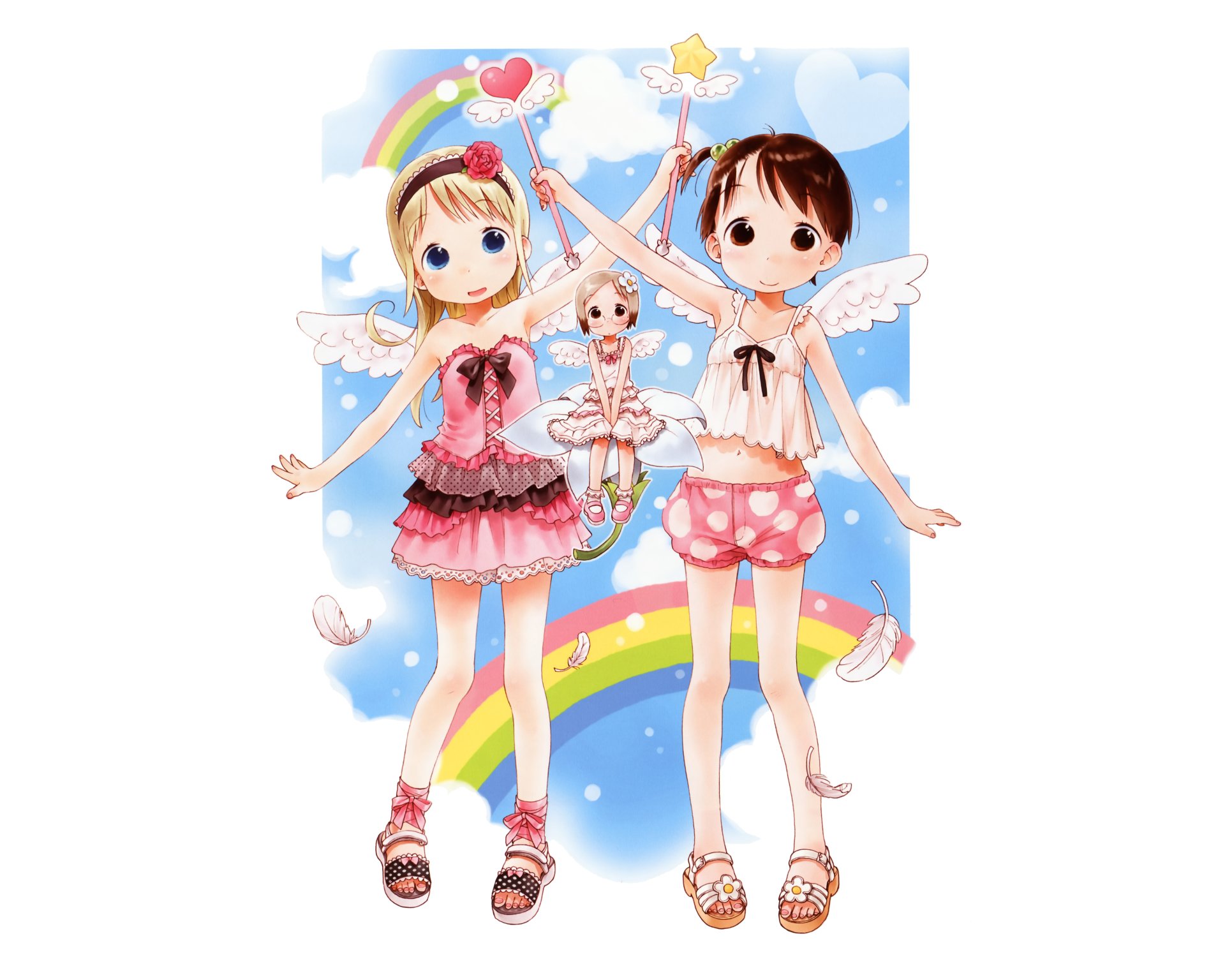 Download Anime Strawberry Marshmallow 4k Ultra HD Wallpaper