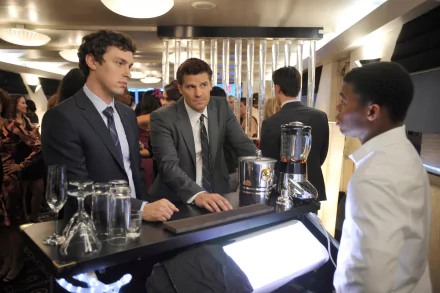 Lance Sweets John Francis Daley Seeley Booth David Boreanaz TV Show Bones (TV Show) HD Desktop Wallpaper | Background Image