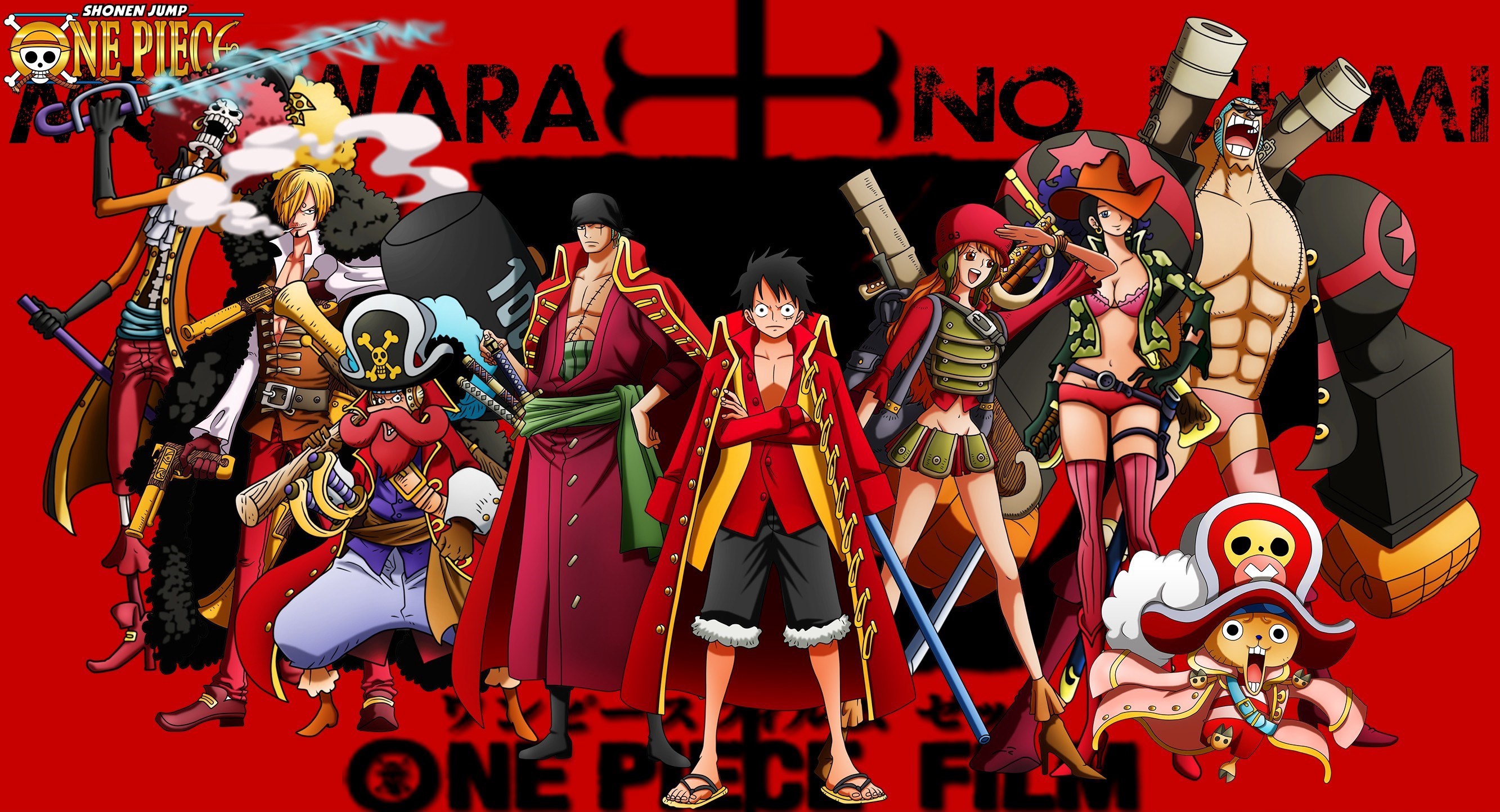 Drapeau De L Equipage De Luffy Luffy's crew HD Wallpaper | Background Image | 2666x1444