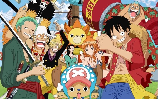 Anime One Piece Brook Roronoa Zoro Usopp Sanji Nico Robin Nami Franky Sunny Tony Tony Chopper Fond d'écran HD | Image