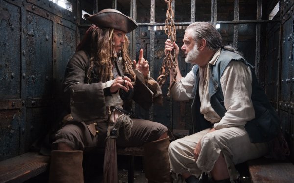 Movie Pirates of the Caribbean: On Stranger Tides Pirates Of The Caribbean Jack Sparrow Johnny Depp Joshamee Gibbs Kevin McNally HD Wallpaper | Background Image