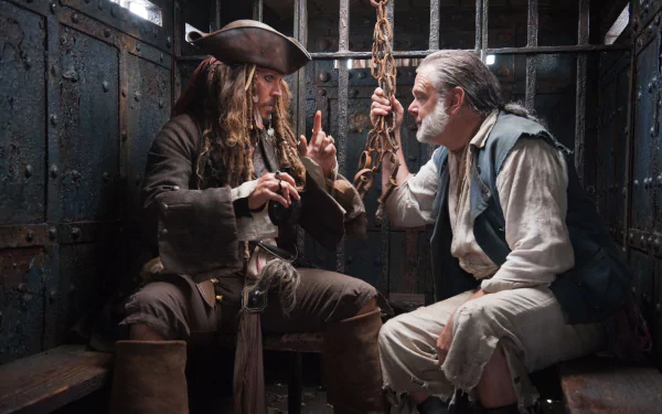 Kevin McNally Joshamee Gibbs Johnny Depp Jack Sparrow movie Pirates of the Caribbean: On Stranger Tides HD Desktop Wallpaper | Background Image