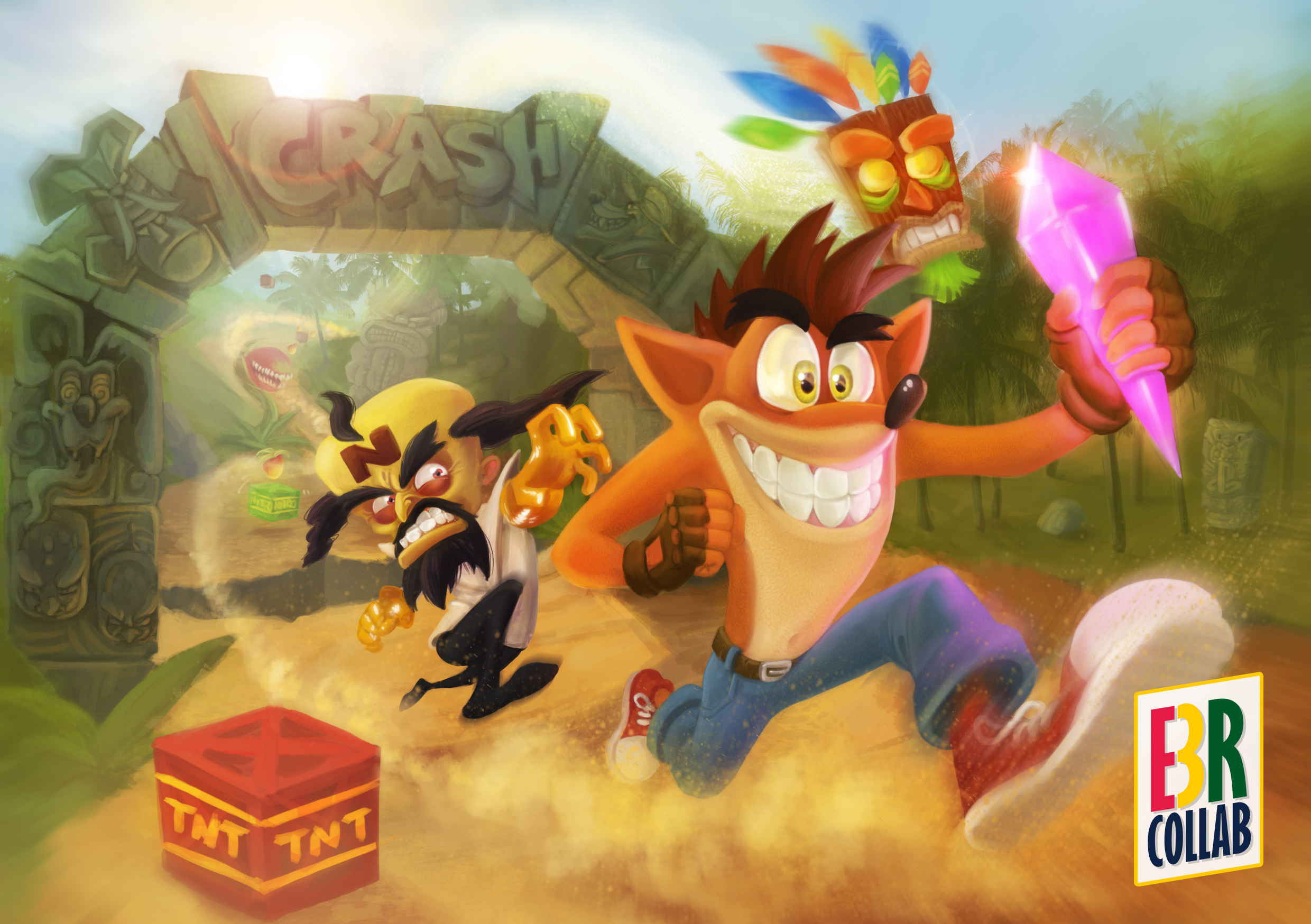 crash bandicoot twinsanity wallpaper