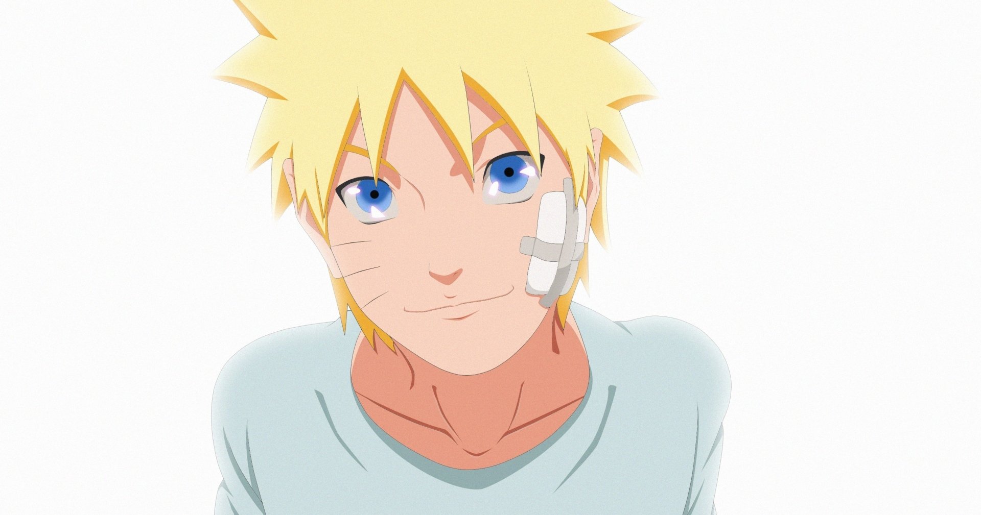 A vibrant HD desktop wallpaper featuring Naruto Uzumaki, the beloved anime character from Naruto, showcasing his distinctive blonde hair and spirited expression.