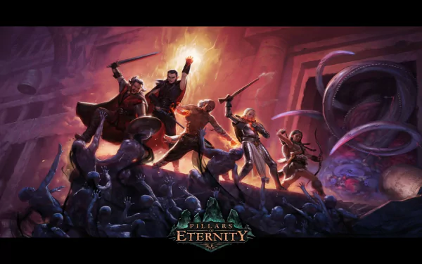 battle video game Pillars of Eternity HD Desktop Wallpaper | Background Image
