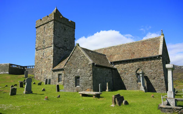 religious St Clement's Church, Rodel HD Desktop Wallpaper | Background Image