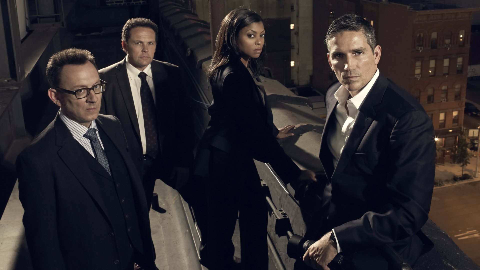 Download Kevin Chapman Taraji P. Henson Jim Caviezel Michael Emerson TV Show Person Of Interest 4k Ultra HD Wallpaper