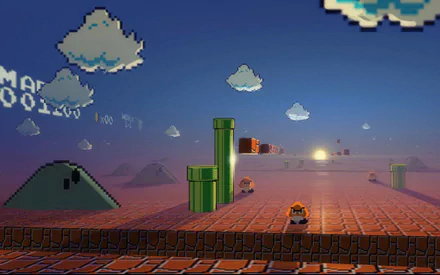  Mario landscape