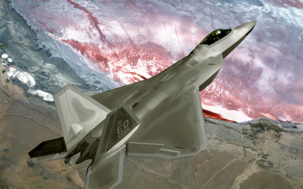 Military Lockheed Martin F-22 Raptor Jet Fighters Jet Fighter Aircraft Warplane HD Wallpaper | Background Image