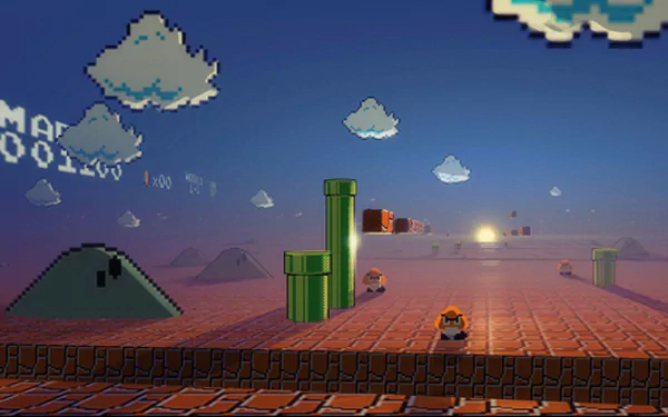  Mario landscape