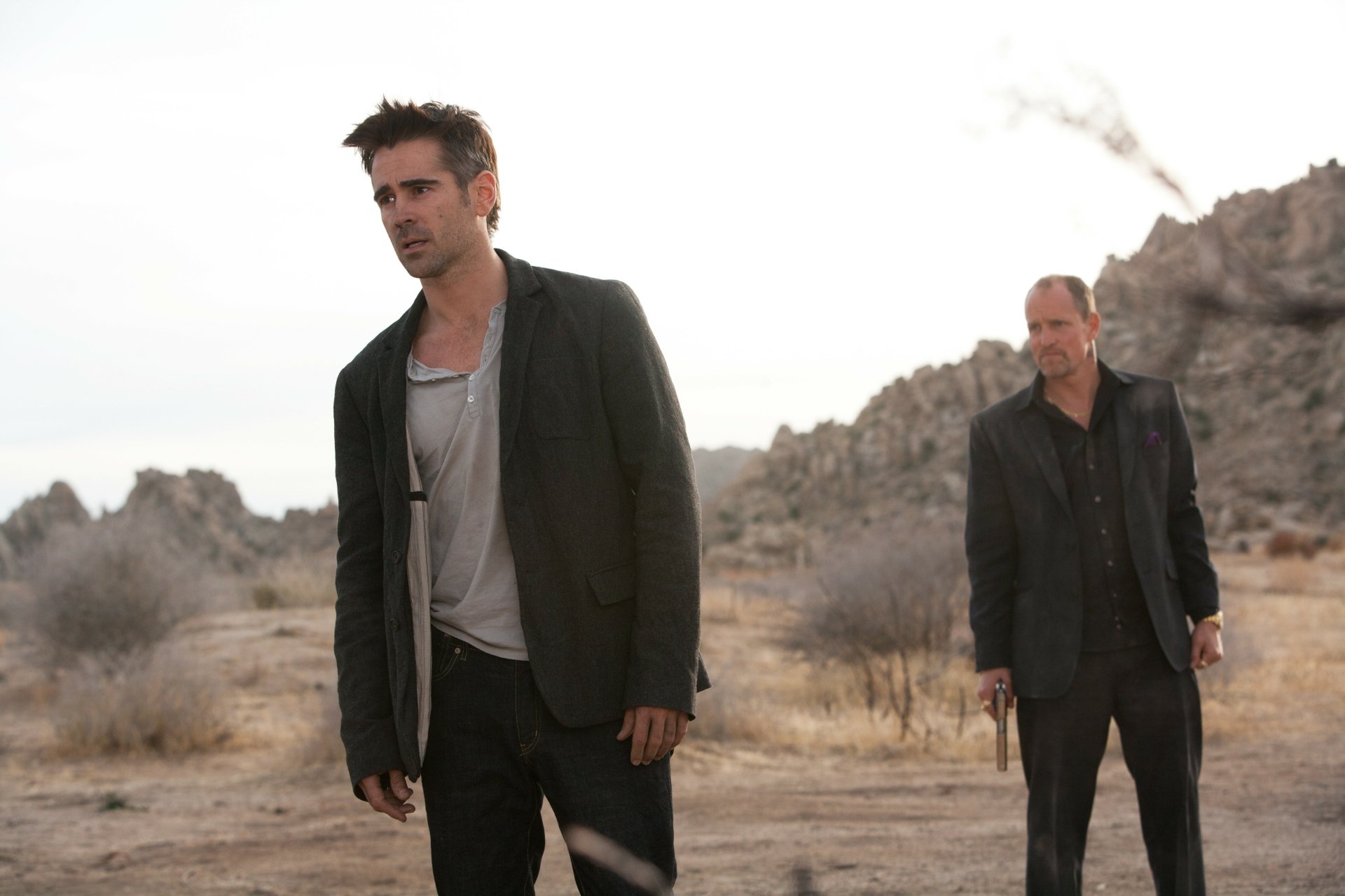 Download Charlie (Seven Psychopaths) Woody Harrelson Marty (Seven Psychopaths) Colin Farrell Movie Seven Psychopaths 4k Ultra HD Wallpaper