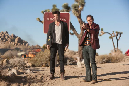 Marty (Seven Psychopaths) Colin Farrell Billy (Seven Psychopaths) Sam Rockwell movie Seven Psychopaths HD Desktop Wallpaper | Background Image