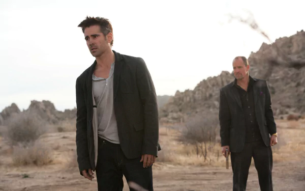 Charlie (Seven Psychopaths) Woody Harrelson Marty (Seven Psychopaths) Colin Farrell movie Seven Psychopaths HD Desktop Wallpaper | Background Image