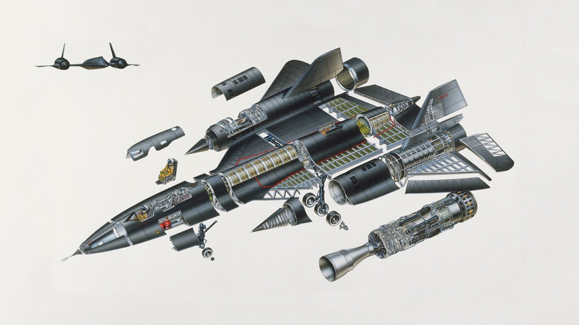 Трио Lockheed SR-71 Blackbird скачать