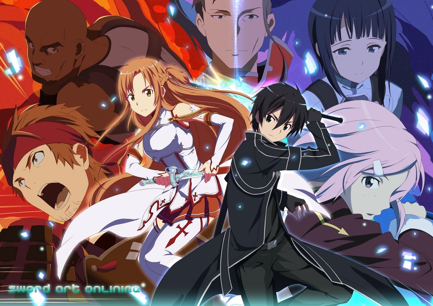 Sword Art Online Characters HD Wallpaper