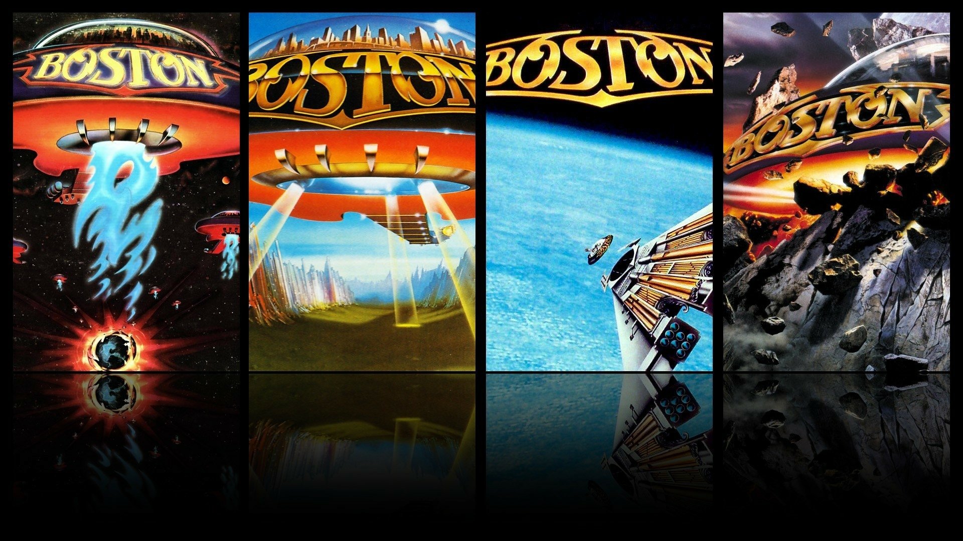 Boston Album Collage