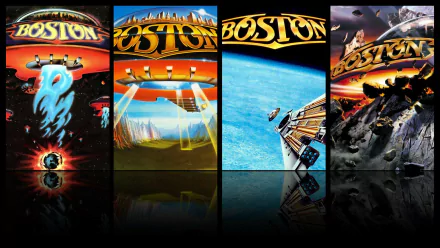  Boston Album Collage
