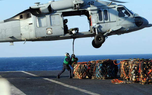  Helicopter from the Wild Cards of Helicopter Sea Combat Squadron by Josh Cassatt