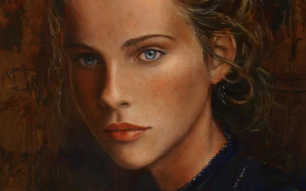 portrait artistic painting HD Desktop Wallpaper | Background Image