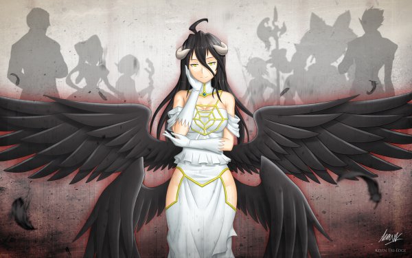 Anime Overlord Demiurge Cocytus Mare Bello Fiore Aura Bella Fiora Shalltear Bloodfallen Sebas Tian Albedo HD Wallpaper | Background Image