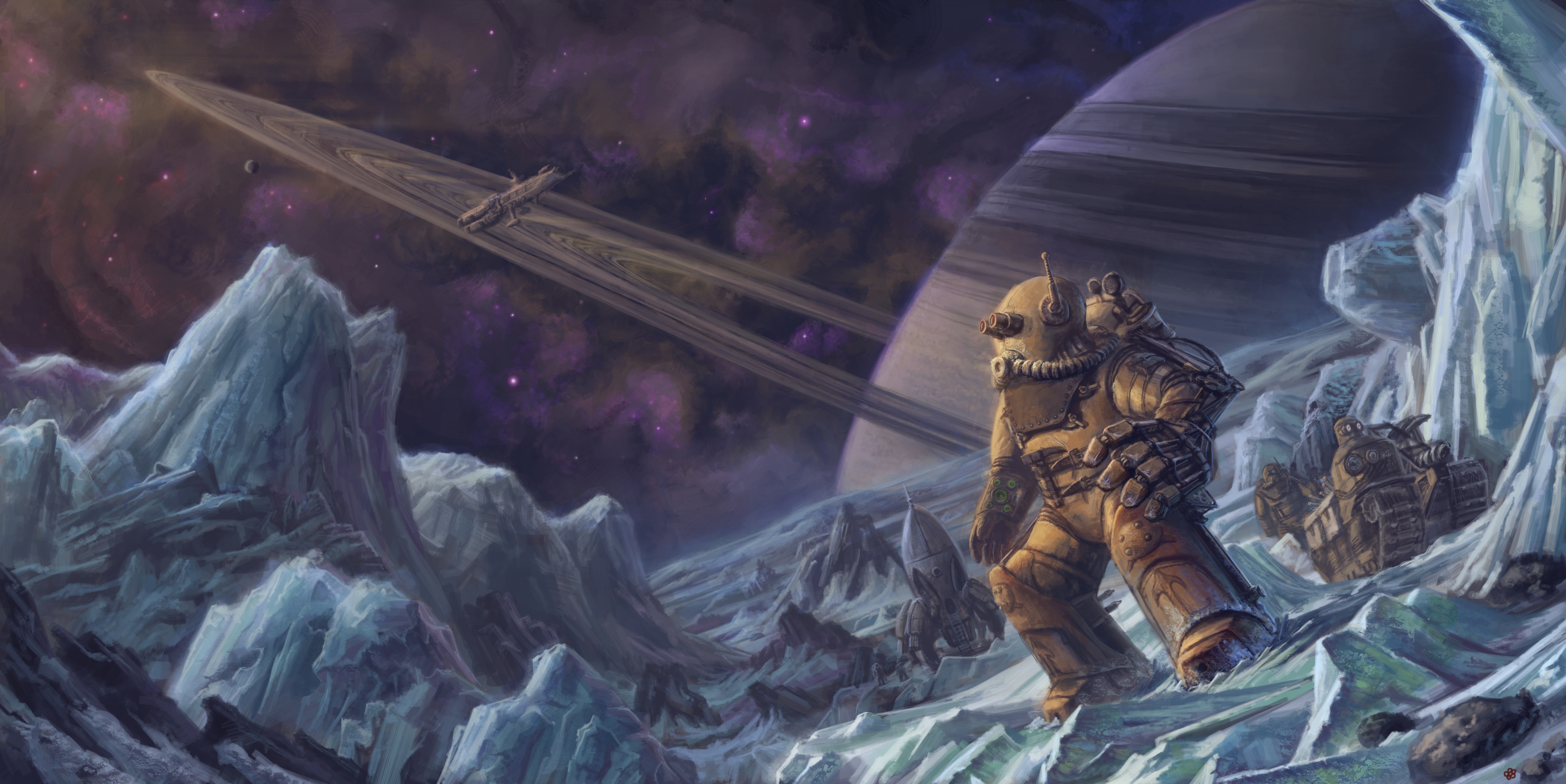 Download Sci Fi Astronaut 4k Ultra HD Wallpaper by Anatoly Muschenko