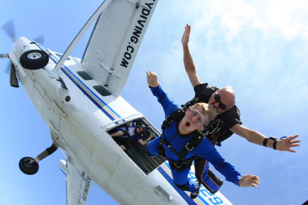 skydiving Sports HD Desktop Wallpaper | Background Image