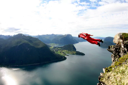 base jumping Sports HD Desktop Wallpaper | Background Image
