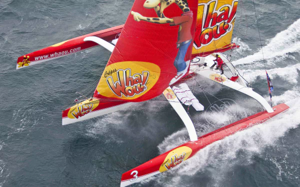 vehicle trimaran HD Desktop Wallpaper | Background Image