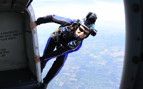 skydiving Sports HD Desktop Wallpaper | Background Image