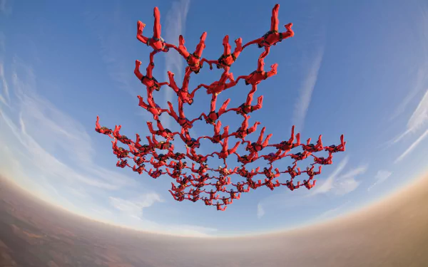 skydiving Sports HD Desktop Wallpaper | Background Image